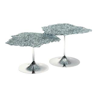 Edra cloud coffee table designer furniture minimalist art side table italian light luxury special-shaped high and low coffee table combination