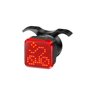 Smiling shark bicycle tail light intelligent sensor brake light