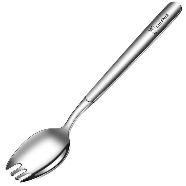 CHEEMEE316 stainless steel spoon and fork integrated two in one