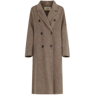 Merino wool double-faced vintage coat