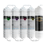 家用净水器滤芯通用直饮超滤净水机除水垢活性炭PP棉滤芯五级套装