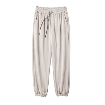 Madden workwear American casual Easypants waffle sweatpants ກິລາ modal drape ກາງເກງຊື່ສໍາລັບຜູ້ຊາຍພາກຮຽນ spring