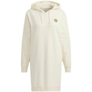 【自营】Adidas阿迪达斯笑脸女子连帽休闲运动卫衣连衣裙H45526