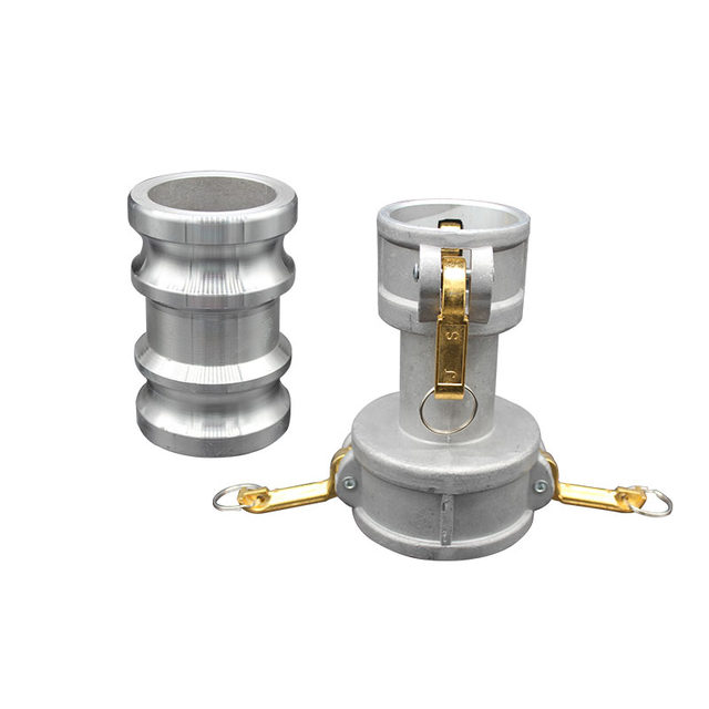 Quick connector for female end to male end of aluminum alloy