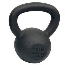 Matte Paint Kettlebell with Thin Handle, Cast Iron Dumbbell for Women's Fitness, Men's Home Gym Equipment, Competitive Kettlebell