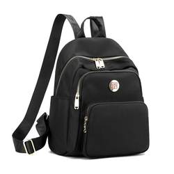 Backpack ແມ່ຍິງຂະຫນາດໃຫຍ່ Canvas 2024 New School Bag Multi-Layer Casual Lightweight Fashion Oxford Cloth Versatile Backpack