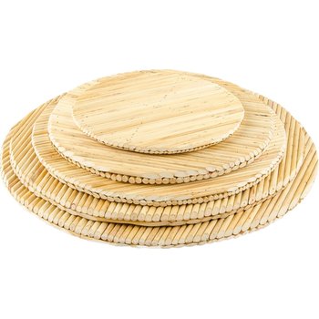 Handmade sorghum stalk cover pad round double-layer cover curtain house dumplings buns pasta grate pad tray pot lid