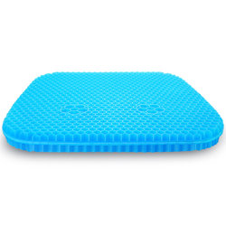 Car cushion Summer honeycomb gel ice silk four seasons universal office seat cushion silicon glue breathable cool fart pad truck