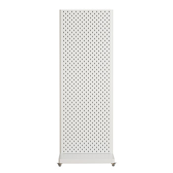 Mobile perforated board storage rack suitable for ikea