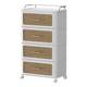 Taili storage cabinet drawer type household storage cabinet living room snack baby cabinet bedroom bedside box cabinet