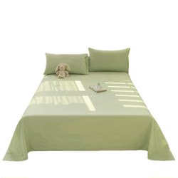 Summer Double-Layer Gauze Bed Sheet Single Piece A-Grade Maternal and Infant Grade Dormitory Single Non-Cotton Pure Cotton Bed Sheet Pillowcase Three-Piece Set