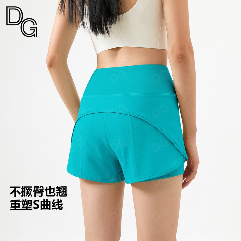 Dg Quick-Drying Sports Shorts for Women, Loose-Fitting, Anti-Exposure, High-Waisted Running and Fitness Shorts, Training and Fitness Pants 2803 Dg Quick-Drying Sports Shorts for Women, Loose-Fitting, Anti-Exposure, High-Waisted Running and Fitness Shorts, Training and Fitness Pants 2803
