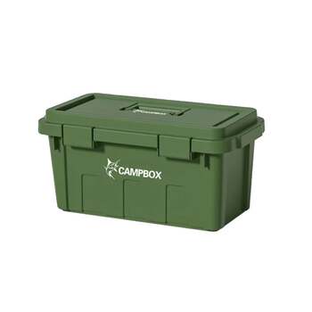 Double-layer tool box storage box art student household miscellaneous items hand-organized box outdoor camping van storage box
