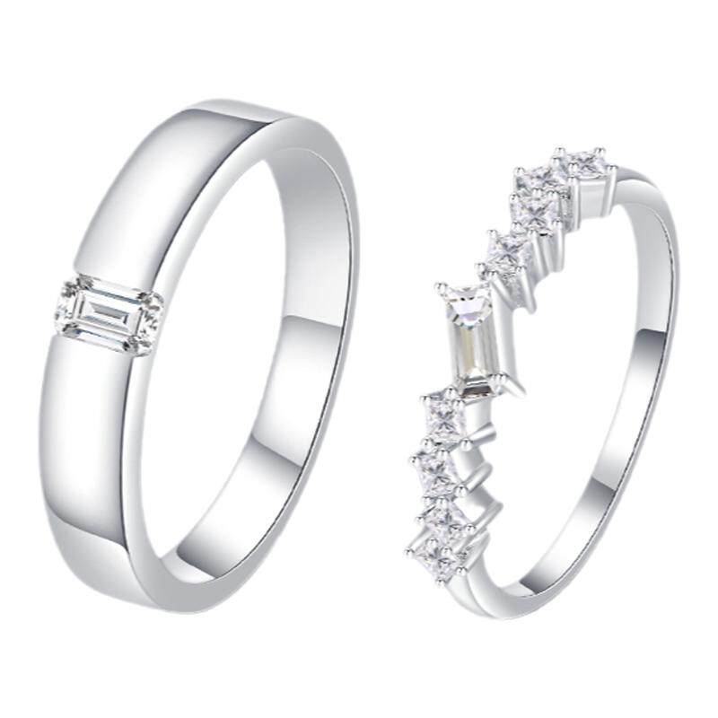 Topmiya couple wedding pt950 platinum ring