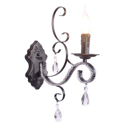 European Retro Wall Lamp, Modern Minimalist Bedroom Bedside Wall Lamp, Living Room Balcony Aisle Staircase Creative Crystal Lamp