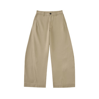 Norybrand 25 silhouette machete trousers with folded curves and multi-detail trousers, simple and versatile loose casual trousers