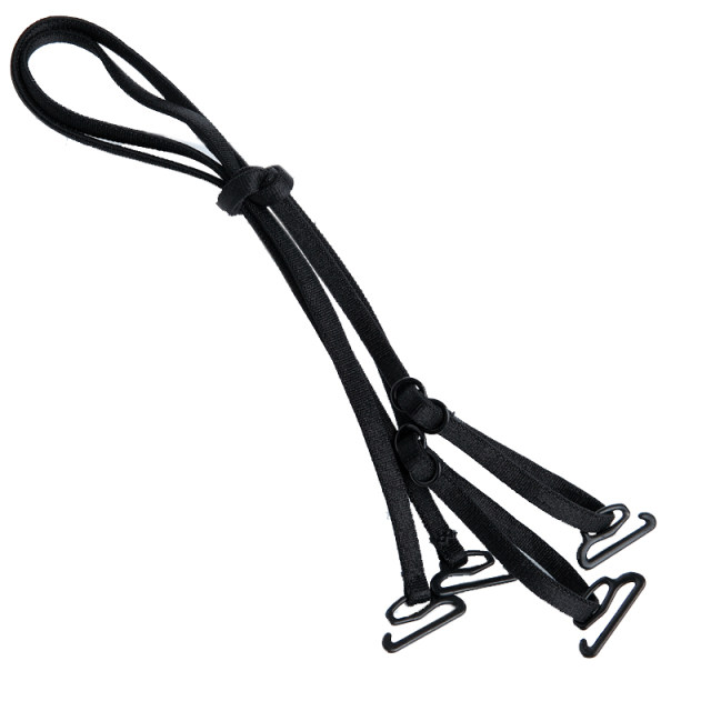 Crossed bra transparent shoulder strap beautiful back sexy versatile thin strap halter neck strap invisible adjustment hook tight