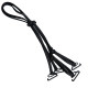 Crossed bra transparent shoulder strap beautiful back sexy versatile thin strap halter neck strap invisible adjustment hook tight