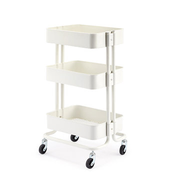 Nordic metal rask movable trolley