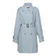 DPLAY2025 new autumn style British style blue windbreaker coat for small women, good-looking and popular short coat
