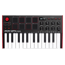 AKAI MPK MINI MK3 PLAY MIDI键盘控制器便携25 37键编曲键盘PLUS