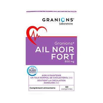 Granions French Graning Black Garlic Tablets Chromium Elements Blood Lipids ນໍ້າຕານໃນເລືອດ ສຸຂະພາບ Cholesterol Cardiovascular ນໍ້າມັນທີ່ບໍ່ແມ່ນປາ