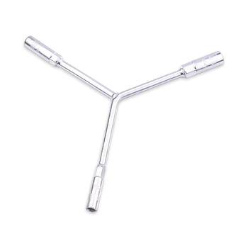 Triple-fork sleeve wrench plus long triangle tool sleeve