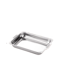 Grilled fish tray stainless steel rectangular household deep dish commercial tray thickened baking pan induction cooker special non-stick 1557