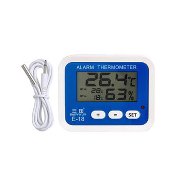 Electronic refrigerator alarm temperature and humidity meter medical freezing