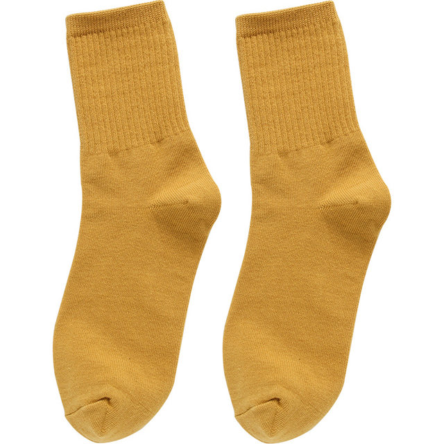 Etna sweat-absorbent cotton purchasing genuine trendy mid-calf socks