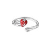 DOACH knife and fork strawberry ring original niche design