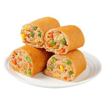 Chicken breast rolls with tofu skin, special for reducing fat and low carb
