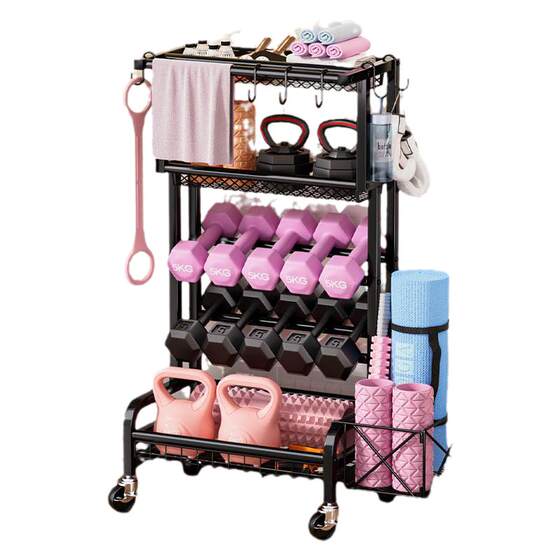 Yoga mat multifunctional storage rack for home sports