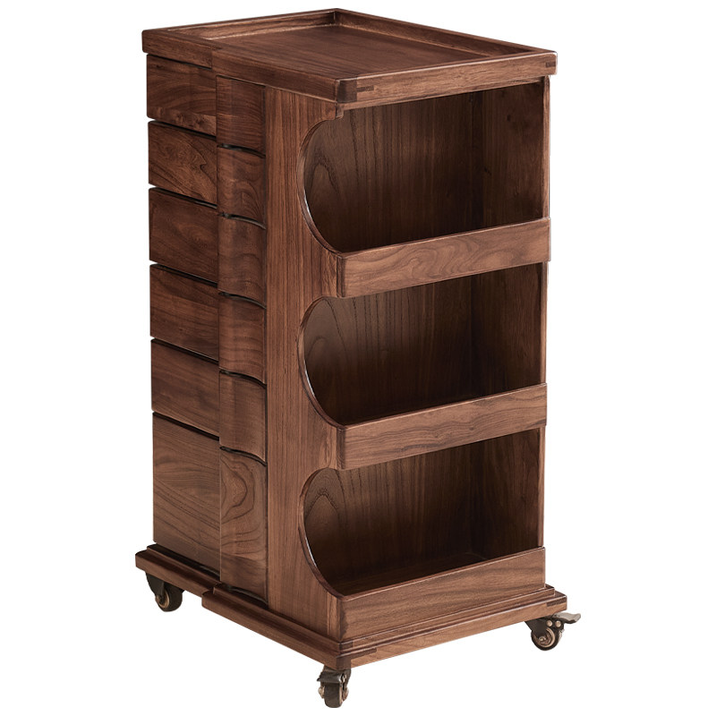 Diwu mobile sideboard multifunctional solid wood tea cabinet