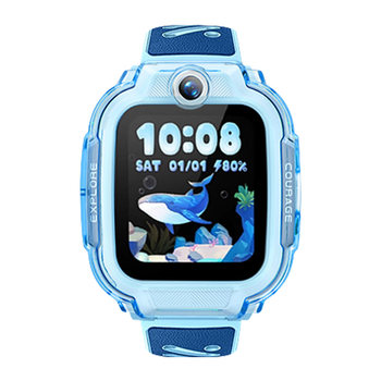 Suitable for little genius q3 protective case d5/u5/n5 transparent soft silicone protective case smart children's phone watch q3 anti-fall and anti-bump watch shell frame high-definition tempered film universal accessories