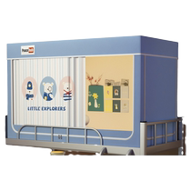 Strong light-shielding mosquito net and bed curtain for college dormitory integrated bunk bed dormitory single bed full-cover bed curtain