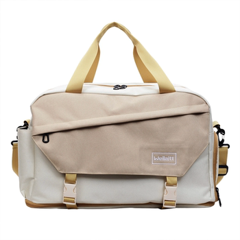 Large-capacity expandable boarding travel bag with trolley attached