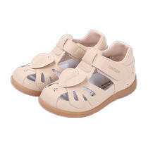 Dr. Kong Jiangs 2023 new summer sandals Velcro toddler shoes cute Baotou female baby sandals