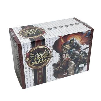 ແທ້ຈິງແລ້ວ Three Kingdoms Deluxe 2024 All Generals Mobile Collection Secret Edition National War Plastic Covered Board Game Complete Set of Cards