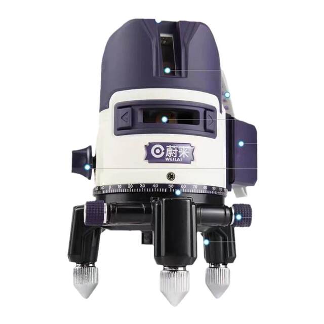 NIO 5-line blue-green light leveling outdoor strong light laser marker infrared strong light automatic leveling