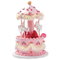Jasmine Peach Sweet Couple Birthday Cake Coupon (Girls’ Picnic) Same City Delivery MS BONCAKE