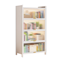 Home Steel Bookcase Multilayer Floor-Floor Children Booktablettes With Doors Dust-Proof Bedroom Containing Cabinet Living-room Minimalist Display Cabinet