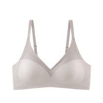 Catman underwear womens small breasts push up to look bigger autumn and winter no steel ring anti-sagging soft support breast reduction sexy bra