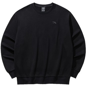 Anta sweatshirt men's pullover plus velvet to keep warm and trendy
