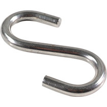 304 stainless steel S hook household clothes hanging hook industrial load-bearing multi-functional wall hanging bacon sausage salted fish hook