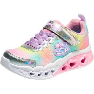 斯凯奇童鞋子女秋季儿童可爱梦幻闪灯鞋魔术贴可爱运动鞋时尚百搭