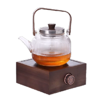 Haofeng walnut-colored electric ceramic stove household high-temperature glass tea cooking steamer lifting kettle boiling water kung fu tea maker