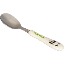 Morden Housewives Mototo Panda Cute Stainless Steel Fork Spoon Suit Creative Children Ceramic Fork Spoon Cutlery