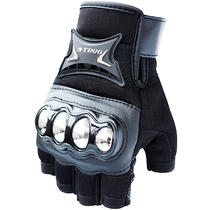 Été Halffinger motocyclistes Circonscription Gants Mâles Locomotive Gants tactiques Gants pour femmes Bike Sunscreen Protection Gear Retro