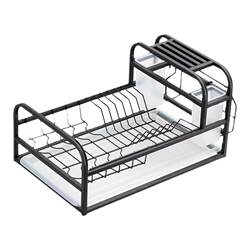 Kitchen Storage Rack, Dish Rack, Countertop Drain Rack, Multifunctional Household Dish Rack, Bowl and Chopstick Storage Box, Cupboard